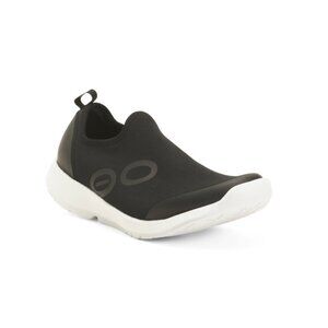 OOFOS White/black Oomg Recovery Sport Sneakers